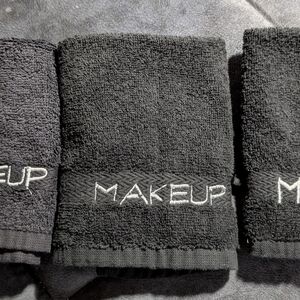 Black Makeup Towels